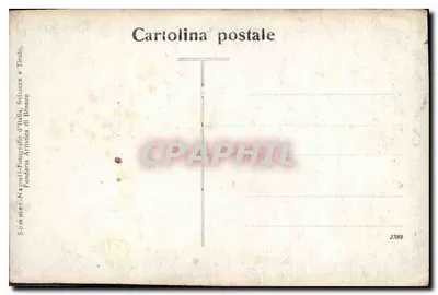 Vênus de Milo — busto escultorizado — Sommer-Napoli, Tirolo & Seitzera, Bronzo d'Italia — Verso