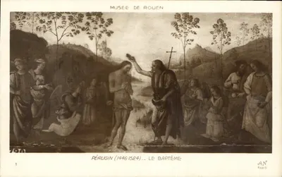 Kapłan — Pérugin (1446-1524) — Muzeum w Rouen