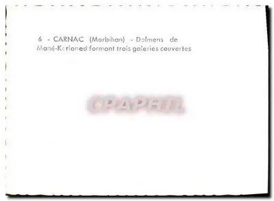 Dolmen Mané-Kerioned — Carnac (Morbihan) — Rewers
