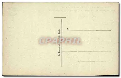 Abbaye du Port-Royal (S. et O.) — Ogólny widok dawnej abbatii w XVI wieku — E.M. — Wydawnictwo F. Testard, Paryż — Rewers