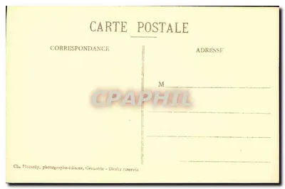 Retrato de Jean Pupil de Craponne — Museu de Grenoble — Escola Francesa — Ch. Piccardy — Verso