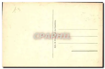 Marseille — Ogólny widok ku portowi — wydawca H. Péturé, La Canebière, n°9 — Rewers