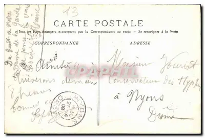 Marseille - N.-D. de la Garde — Fototypie E. Lucour, Marseille, n° 3570 — Achterkant