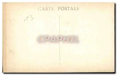 Marseille — O Forte de São João — editor desconhecido, n° de série 13 — Verso