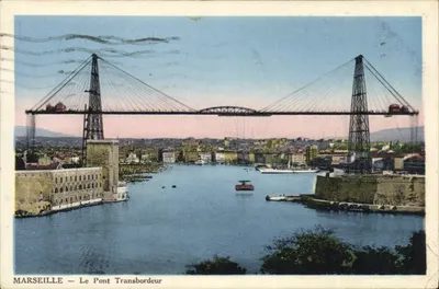 Marselha — O Ponte Transbordeur — editor não identificado
