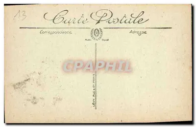 Marselha — Nossa Senhora da Guarda — editor Selecta, n°8 — Verso