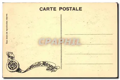Dinan - Piso térreo da Velha Casa — St-Brieuc, editor B. L. n°22 — Verso