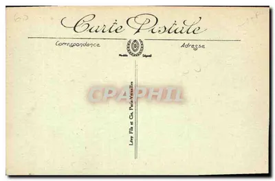 Pierrefonds — Zamek, Jezioro i Stacja Pociągowa — Léry Fils et Cie, Paryż-Vernillies — Rewers