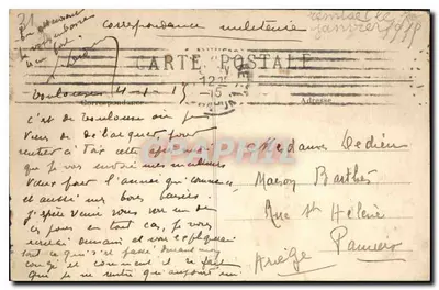 Toulouse — Jardim das Plantas, Janelas do Castelo de Narbonne e Velho Poço — Edição Bayard, n° 113 — Verso