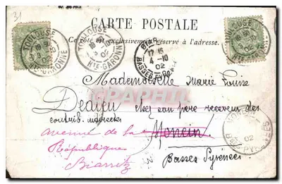 Tolosa — Vista generale presa dall'ospedale della Grave — L. S. J. n° 1 — Verso