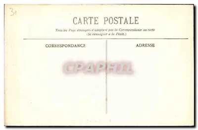 Luchon - Park Quinconces i Kawiarnia na Polanie - BR-1323 — Rewers