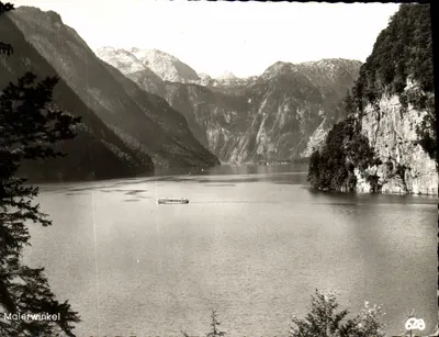 Malerwinkel — vista do lago Alpsee entre montanhas — n°759