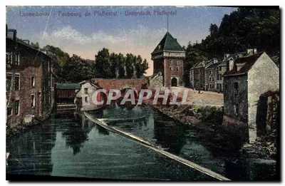 Luxemburgo - Faubourg de Pfaffental - Unterstadt Pfaffental — Stengel & Co. n° 40832