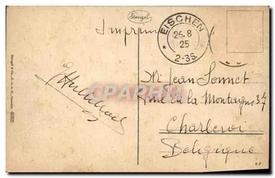 Luxemburgo - Faubourg de Pfaffental - Unterstadt Pfaffental — Stengel & Co. n° 40832 — Verso