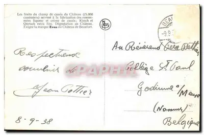 Antigo Castelo de Beaufort — Século XII — Verso