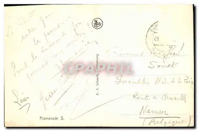 Pequena Suíça Luxemburguesa — Estrada de Berdorf-Vogelsmühle, Predigtstuhl (Cadeira) — T.M.C. — Verso