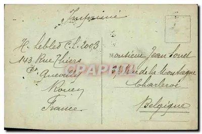 Rouen — Rue de la Grosse-Horloge — C.V. 3432 — Rewers