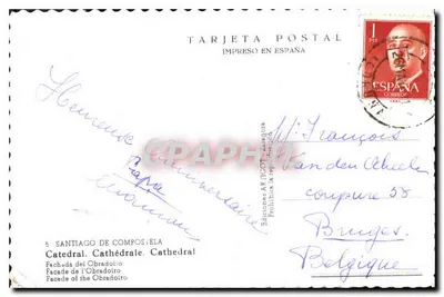 Pałac w Fontainebleau — Brama Honoru i Plac Rozstania — Kolekcja Artystyczna L. M. — Rewers