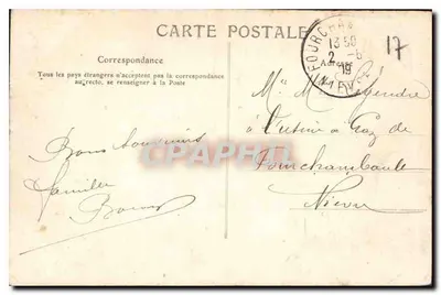 Royan - Ogólny widok na Foncillon — nieznany wydawca, nr 7 — Rewers