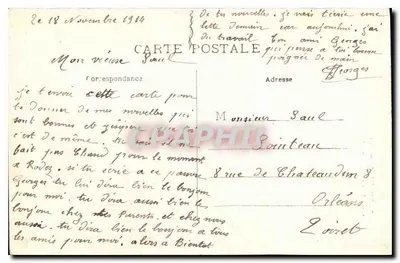 Rodez (Aveyron) — Torre da Catedral — editor Bézian & Cie, n°8 — Verso