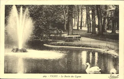 Vichy - Le Bassin des Cygnes — Idéal, n° 409
