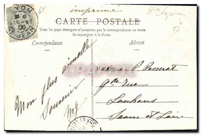 Lourdes — Vue générale — Viron, phot.-édit. Lourdes — Verso