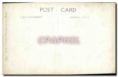 Most nad rzeką — widok nocny — Charles Worcester & Co., Bristol, seria 'Chloe' — Rewers
