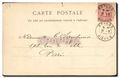 Nevers — Algemene Uitzicht — Collecties ND. Fot. n°17 — Achterkant