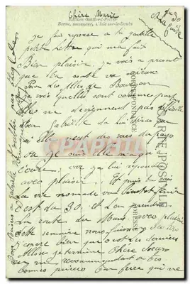 Excursão na Franche-Comté — Grutas de Poudrey — Edição Gaillard-Prête — Verso