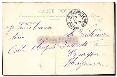 Senlis (Oise) - Ruiny Starego Zamek Henryka IV - Widok na Park - A. Martin — Rewers