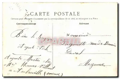 Clermont-en-Argonne - Iglesia de Santa Ana - El Sepulcro — Editor F. L. Béton — Reverso
