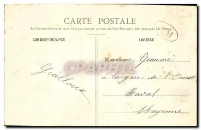 Pontmain — Najświętsza Maryja i Tron w Bazylice — Pilorge, Objekty Wiary, Pontmain (Mayenne) — Rewers