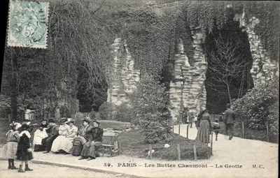 Paris - Les Buttes Chaumont - La Grotte — M.C. n°59