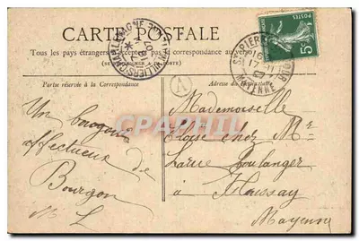 Paryż — Pałac Bourbon — Kolekcja Petit Journal — Rewers