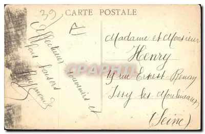 ST-CLAUDÉ (Jura) — Bulwar Republiki, widok z kierunku Biènne — Grand Vladuc, Góra Cukru (wys. 488 m.) — wydawca: P. G. C. (Paryż) — Rewers