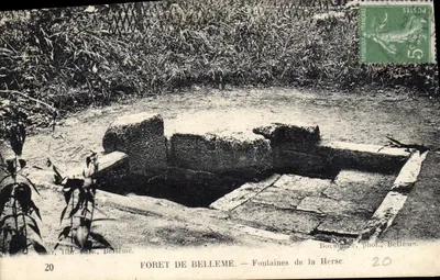 Floresta de Belleme — Fontes da Herse — Boucher, fot., Belleme
