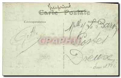 Floresta de Belleme — Fontes da Herse — Boucher, fot., Belleme — Verso