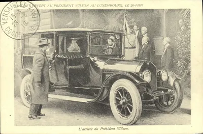 Chegada do Presidente Wilson ao Luxemburgo — banquete oferecido em 20-1-1919 — editor L'Aurore