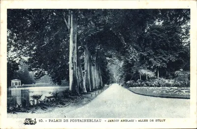Pałac w Fontainebleau — Angielski ogród - Aleja Sully — nr 10