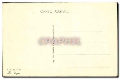 Contrexéville — Dziedziniec zakładu wodno-mineralnego — wydawca Braun & Cie, nr 1641 c — Rewers
