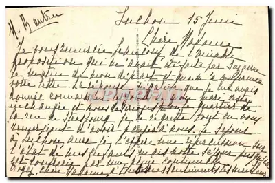 Luchon - Vista geral — série 5 — editor não identificado — Verso