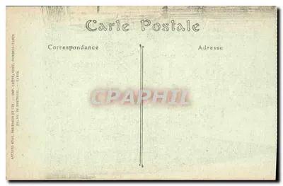 Katedra w Chartres — Portal Królewski — Wyd. Crété, Paryż — Rewers