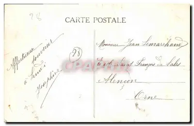 La Ferté-Vidame (E-et-L.) — A Igreja — Edit. Jules Renoult — Verso