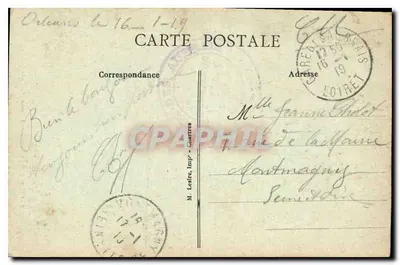 Chartres - Katedra - Początek zaśnięcia przez Bridana — Rewers