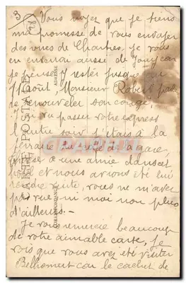 Katedra w CHARTRES — Wniebowzięcie, autor Bridoux — Rewers