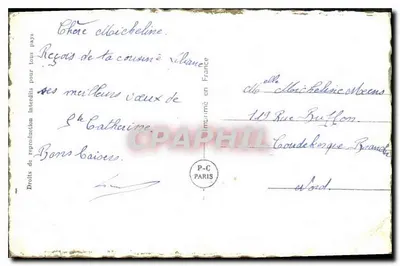 Santa Catarina — O que diz a Margarida — editor PC 5920 — Verso