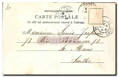 Fasada Katedry w Troyes — J.S.T. Nr 18 — Rewers