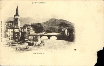Saint-Girons — Vista geral — Imp. Ad. Welch, St-Dié (Vosges) N. 691