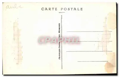 Troyes - Rue Champeaux - Wieża Rzemieślnika. Drewniana konstrukcja z XVII wieku z wieżą schodową. D. D. — Rewers