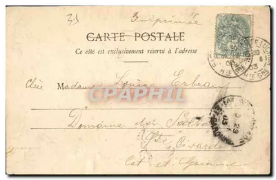 Luchon — Vallée et torrent du Lys — Phototype Labouche frères, Toulouse, nr 79 — Rewers